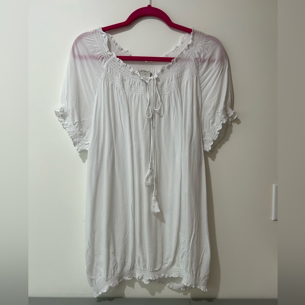 Gap women’s blouse, white, size XXL